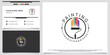 © zalfa_std98 - painting and building logo design with creative concept and business card design Premium Vector