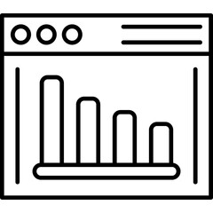 Canvas Print - Statistics Icon