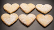 © Nikolay - Shortbread in the shape of a heart isolated on white background.