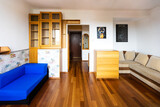 Fototapeta Storczyk - pokój dzienny mieszkanie w bloku