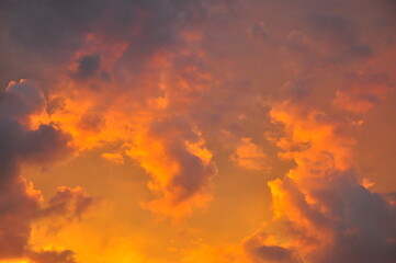 orange sky