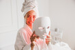 © milanmarkovic78 - Woman Getting A Led Light Facial Mask Treatment At The Beauty Salon