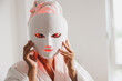 © milanmarkovic78 - Woman Getting A Led Light Facial Mask Treatment At The Beauty Salon