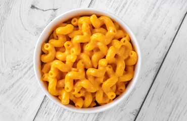 Sticker - Bowl of macaroni and cheese