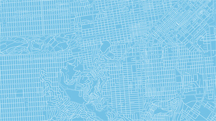 Sticker - Digital web background of San Francisco. Vector map city which you can scale how you want.