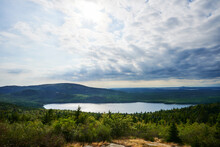 View Of Eagle Lake From Cadillac Mountain, Acadia National Park, Maine