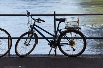 Canvas Print - Bicycle on a street