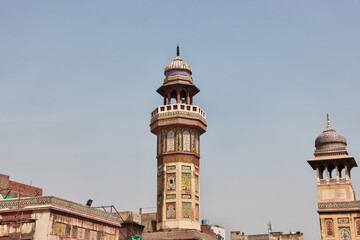 Canvas Print - Wazir Khan Mosque in Lahore, Punjab province, Pakistan