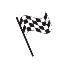 Racing Flag Icon. Race Flag Icon.Checkered Racing Flag Icon
