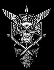 skull arrow