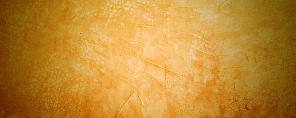 Wall Mural - yellow and orange wall cement background