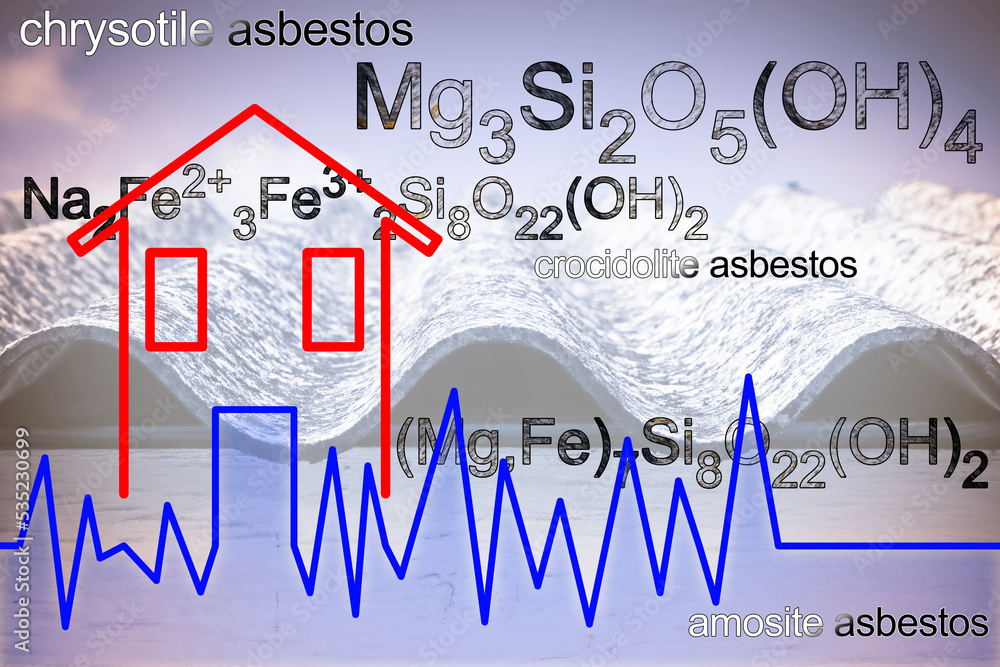 Dangerous asbestos roof, one of the most dangerous materials in the ...
