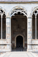 Wall Mural - Detail of entrance arch to historic building in Pisa