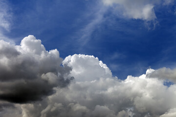 Wall Mural - Blue sky and clouds