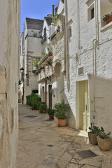 Historic district of Locorotondo. Locorotondo is an Italian municipality of about 14000 inhabitants (as of December 31, 2019) in the metropolitan city of Bari, Apulia region.