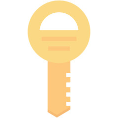 Sticker -  Key Colored Vector Icon