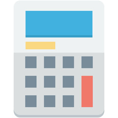 Canvas Print - Calculator Colored Vector Icon