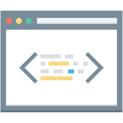 Web Slider Colored Vector Icon