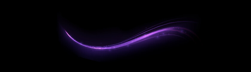 Purple light trail, wave speed, trace line twirl