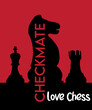  Vector Set of Black Sketch Chess Pieces. Full Chess Figures Collection vector illustration.