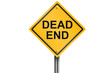 © tang90246 - Dead end street sign isolated