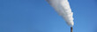 © H_Ko - Chimney blows white smoke into blue sky