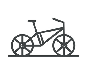 Canvas Print - bicycle travel icon