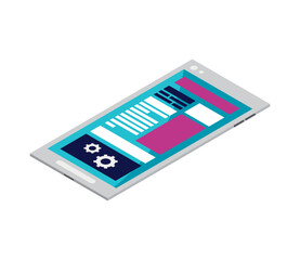isometric smartphone development