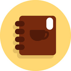 Canvas Print - Coffee shop menu, illustration, vector on white background.
