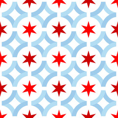 star background. chicago pattern design. vector illustration