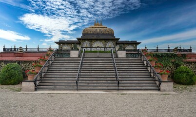 Prabhupada's Palace of Gold temple in West Virginia.