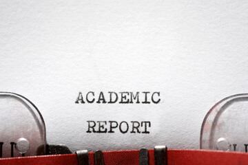 Poster - Academic report concept