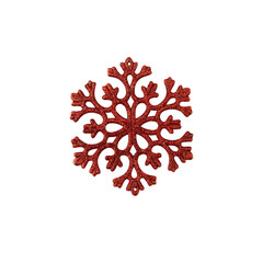 Wall Mural - glitter snowflakes cutout, png file.