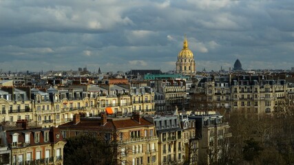 Poster - Paris skyline view from Eiffel Tower