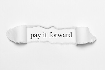 Wall Mural - pay it forward	