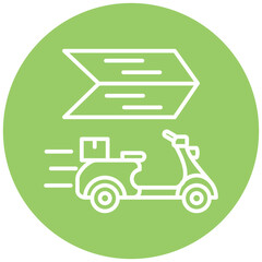 Sticker - Fast Delivery Icon Style