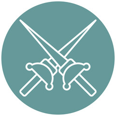 Poster - Rapier Icon Style