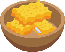 Snack Food Icon Isometric Vector. Dutch Culture. Holland Platter