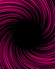 Wall Mural - neon pink spiral lines. speed motion background