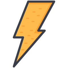 Poster - Thunderbolt Vector Icon