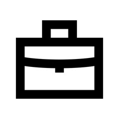 Sticker - Briefcase Vector Icon