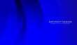 © natrot - Blue curve abstract background. Can be used in cover design, book design, banner, poster, advertising.