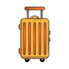 Poster - suitcase icon isolated