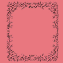 Frame, in the style of an ornament, Vector illustration eps 10, Art.