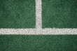 © Cavan Images - From above view of lines in football field