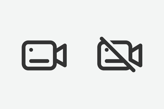 Video camera vector icon. Camera icon symbol. Video camera vector illustration on isolated background. Video sign for mobile concept and web design