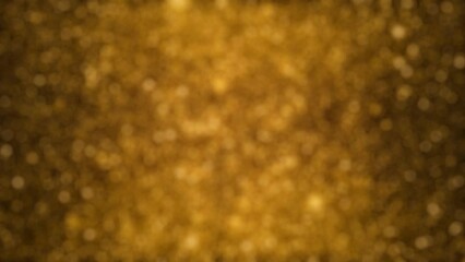 Wall Mural - Christmas golden and defocused abstract background of animated sparkling particles