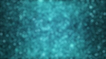 Wall Mural - Christmas blue and defocused abstract background of animated sparkling particles