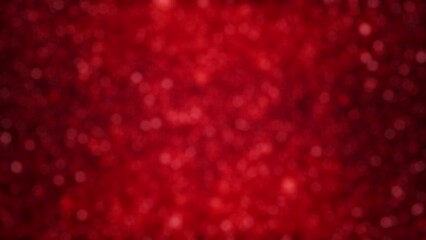 Wall Mural - Red and defocused abstract background of animated sparkling particles