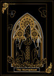 the illustration - card for tarot - The Hierophant.